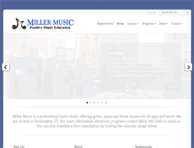 Tablet Screenshot of millermusiclessons.com